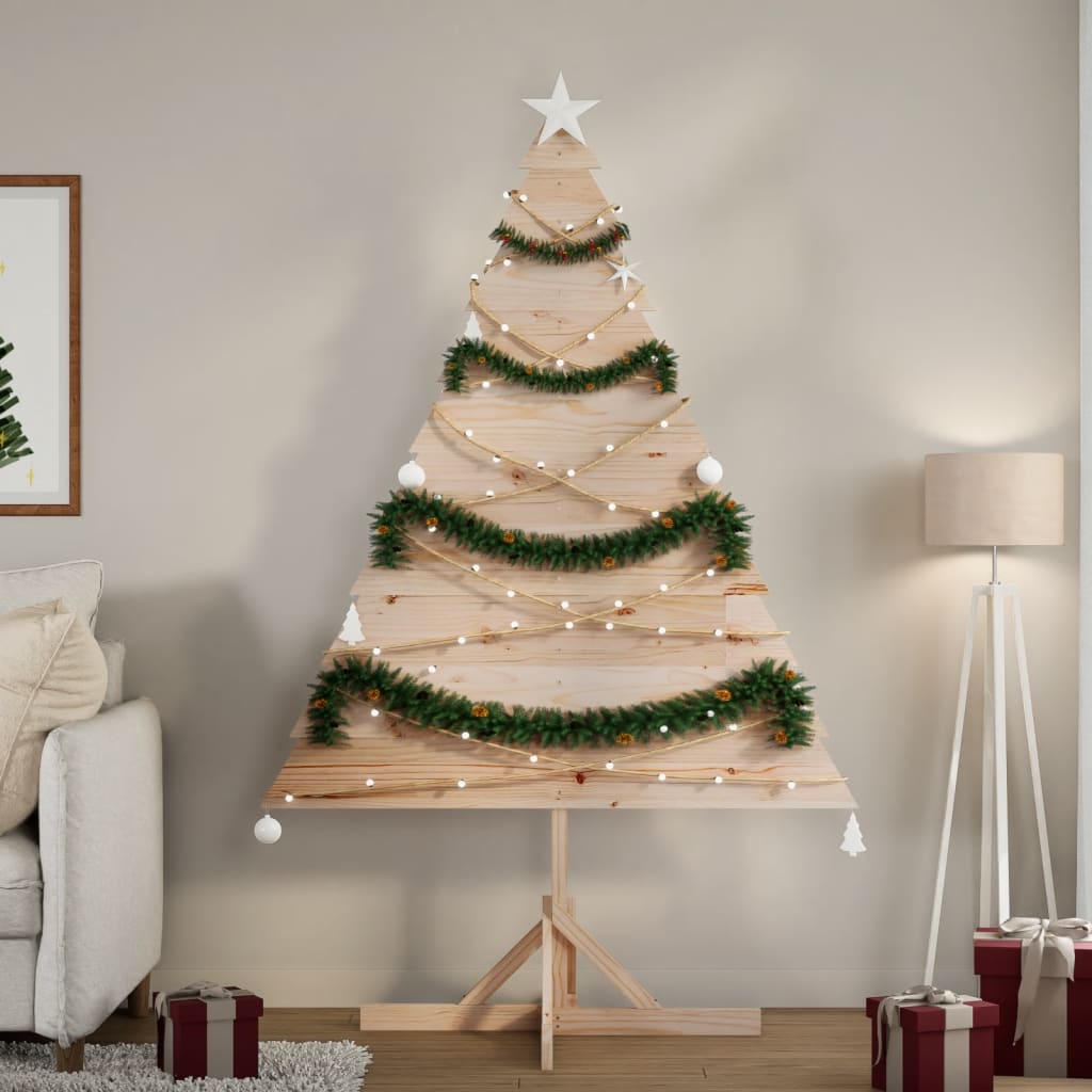 Wooden Christmas Tree for Decoration 180 cm Solid Wood