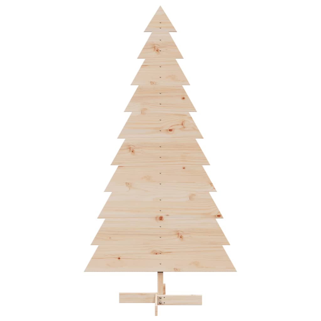 Wooden Christmas Tree for Decoration 180 cm Solid Wood Pine